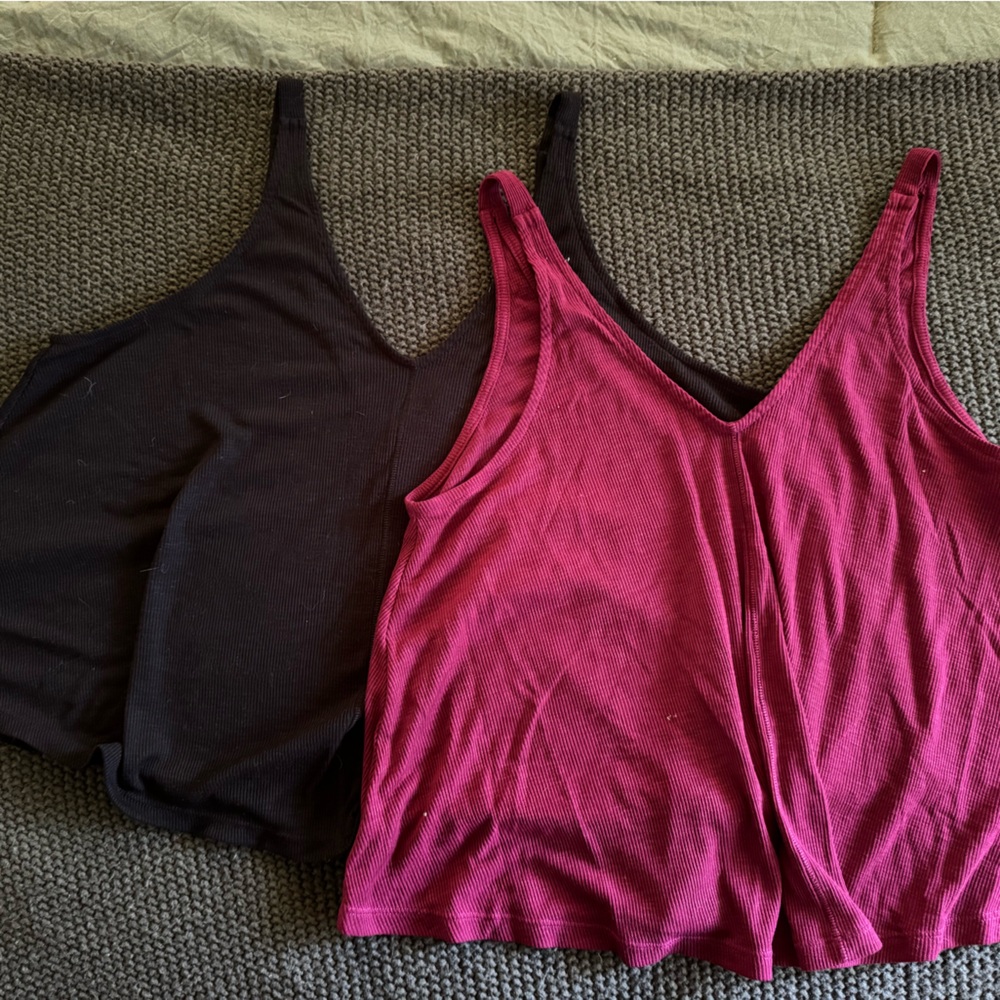 FREE PEOPLE Loose Fitting V-Neck Tank Tops Size Small BUNDLE